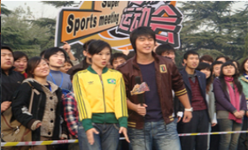 济南校区学员应邀参加山东综艺频道“超级运动会”